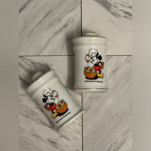 Vintage Disney ceramic salt and pepper shakers